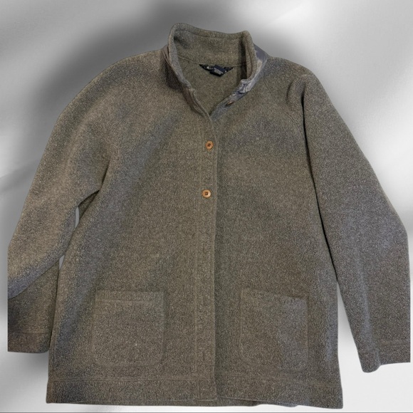 Lands' End Jackets & Blazers - Women’s Lands End button down jacket size L